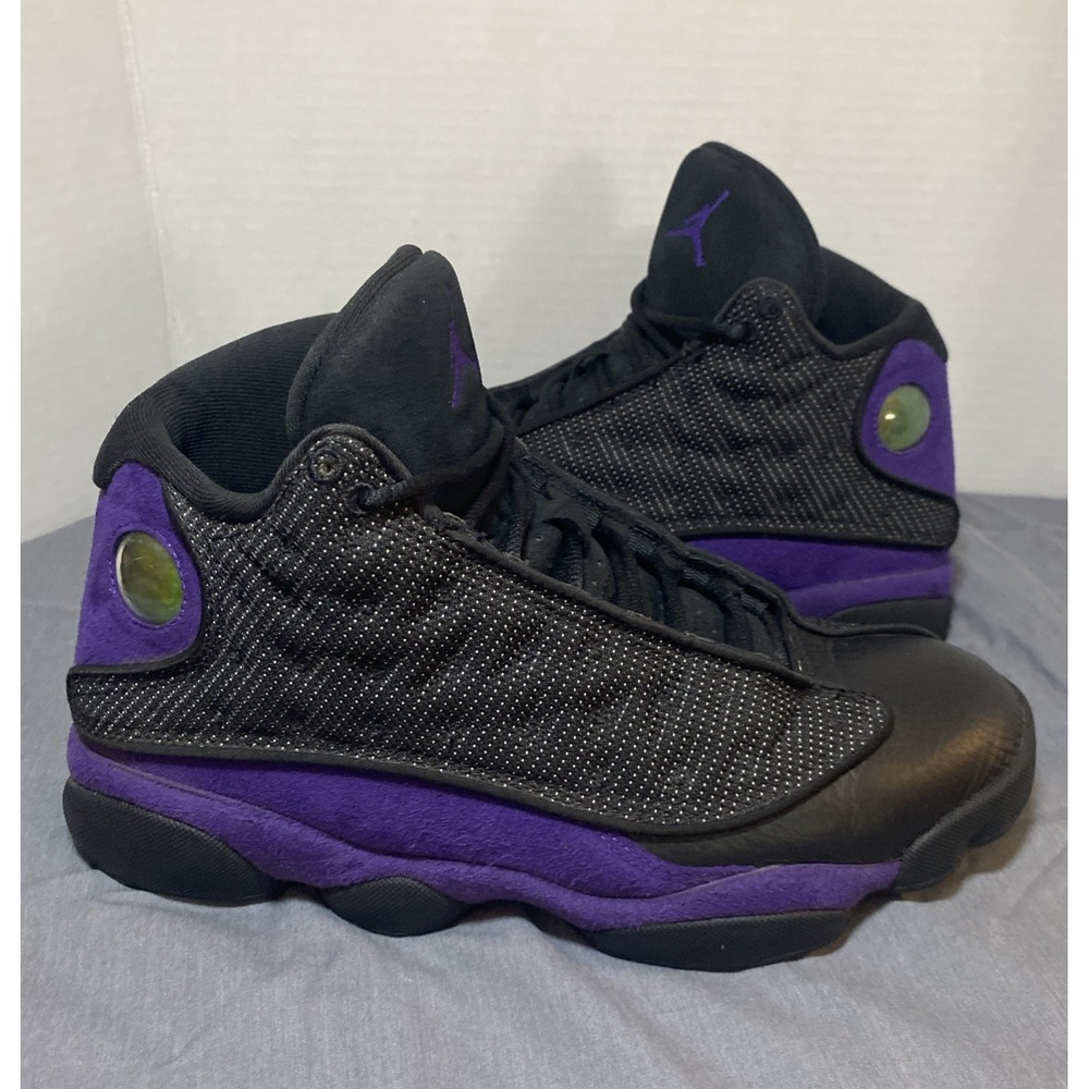 Jordan Air Jordan 13 Retro Court Purple Men's Black Purple Sneaker 2021 Sz 8